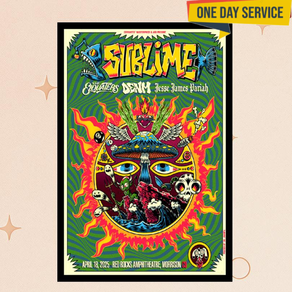 Sublime April 18 2025 Morrison Co Poster